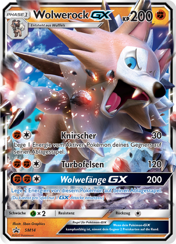 Wolwerock-GX - SM14 - Sun & Moon Promos