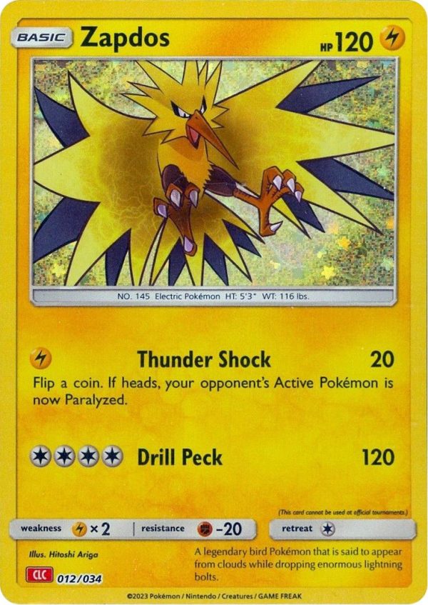 Zapdos-012-Pokemon TCG Classic - Charizard