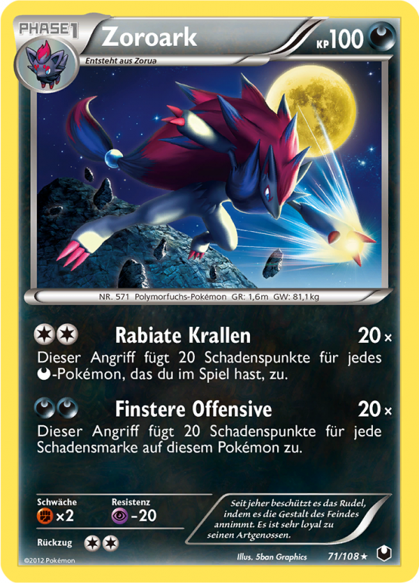 Zoroark - 71 - Erforscher der Finsternis