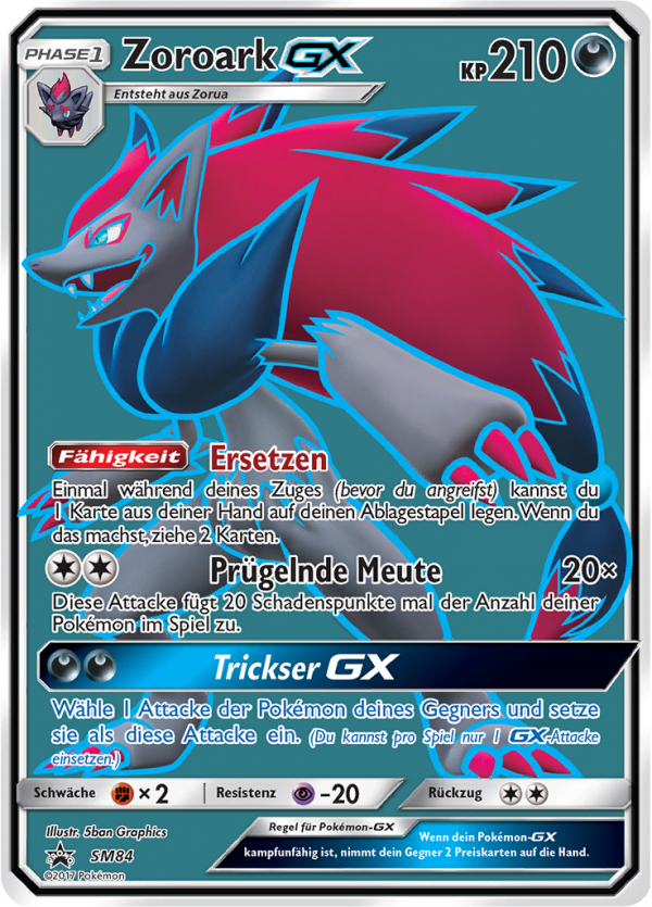 Zoroark-GX - SM84 - Sun & Moon Promos